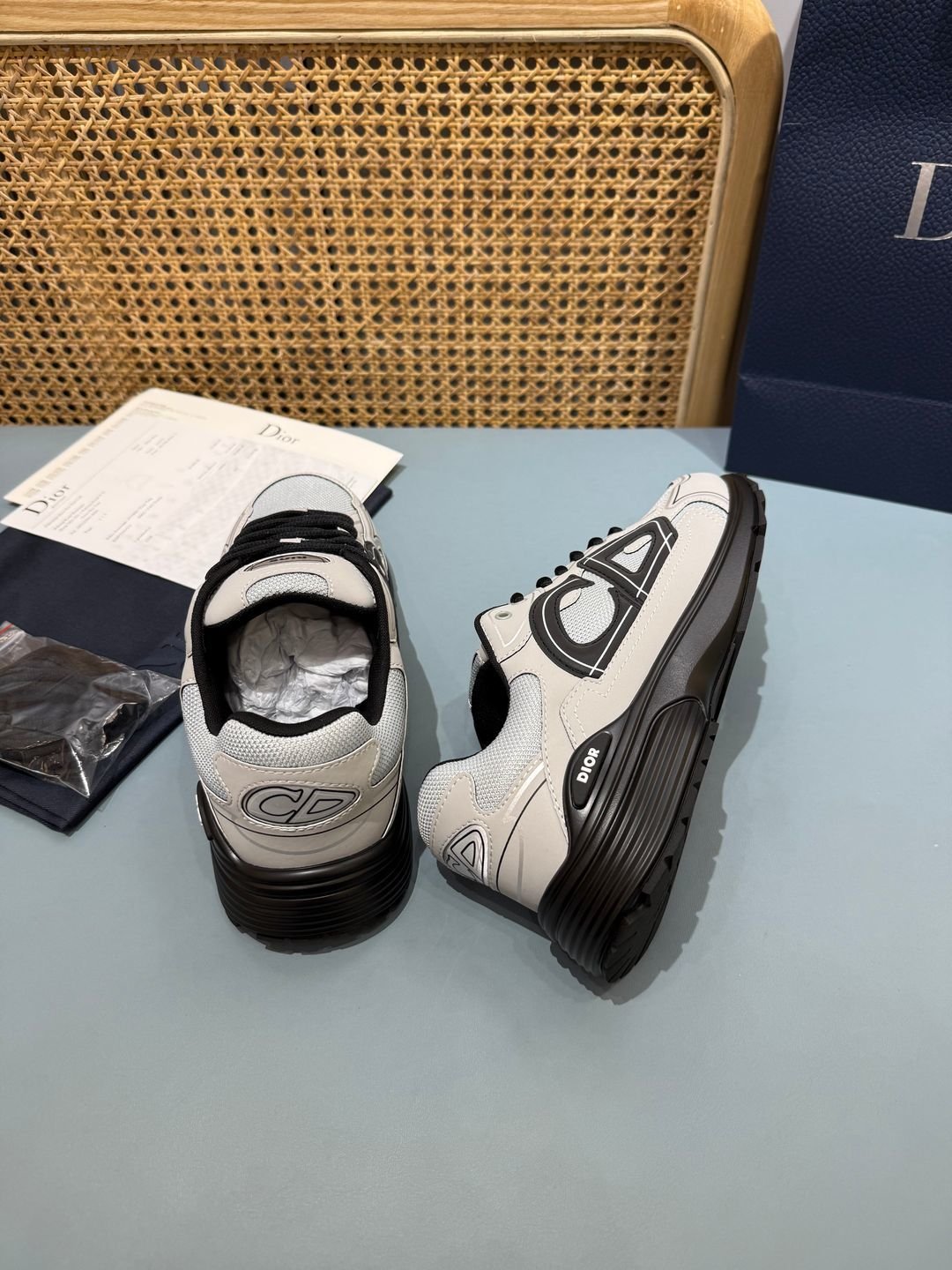 Sneakers B30 'Gris Clair et Noir' — vue 23
