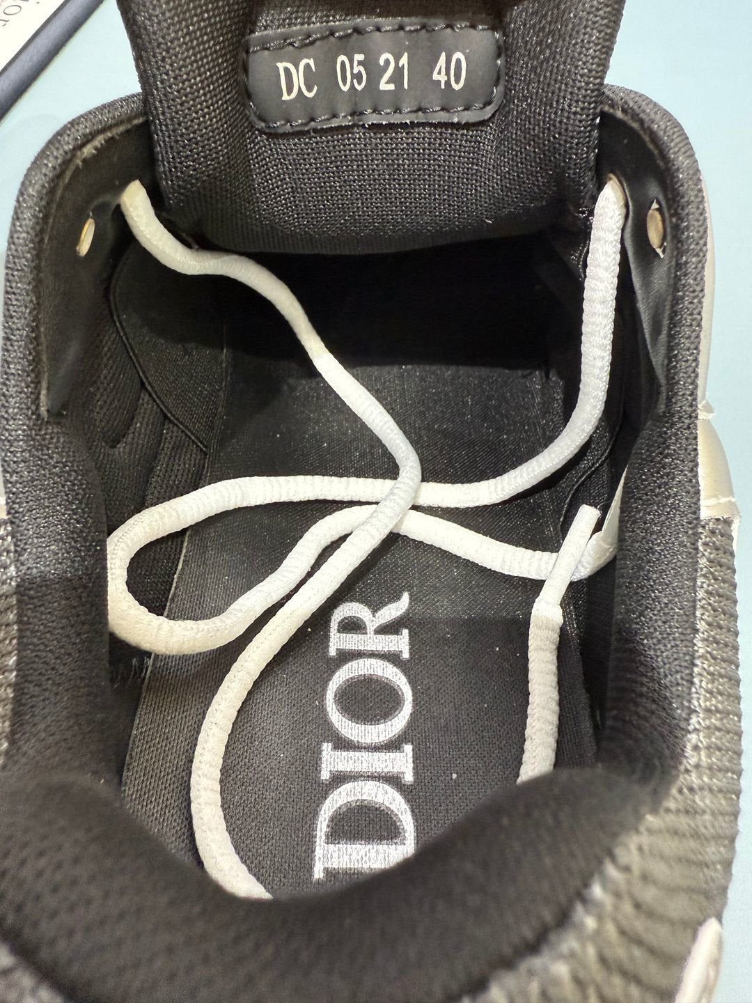 Sneakers B30 'Argent et Noir' — vue 7