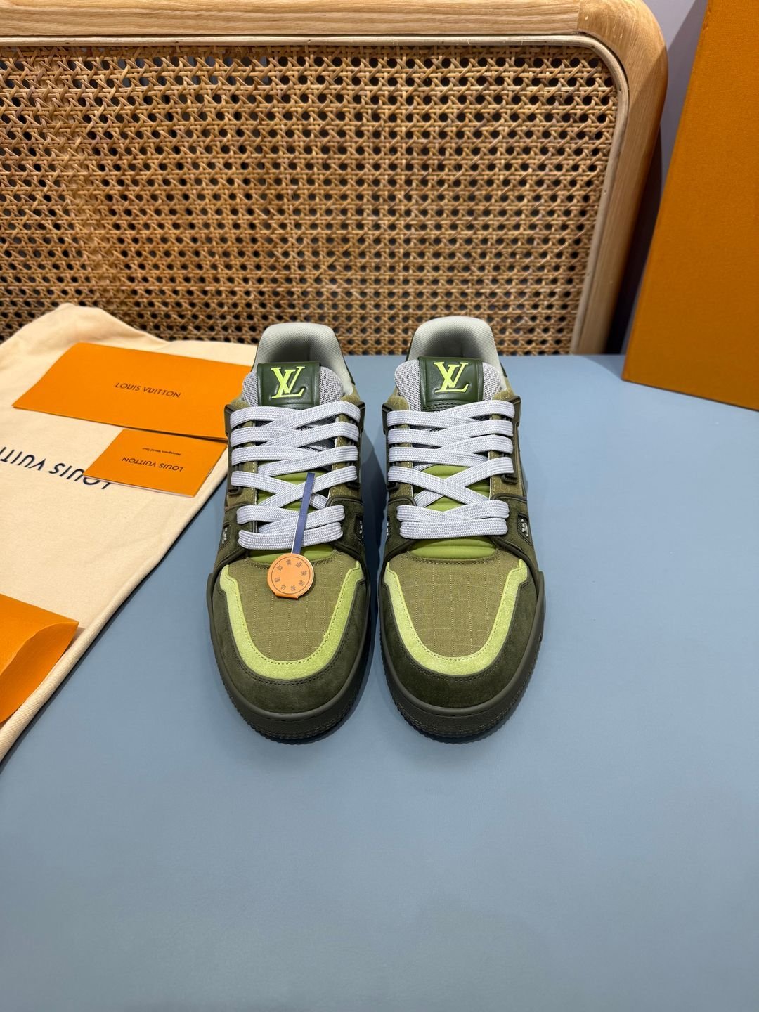 Sneakers Trainer 'Kaki Vert' — vue 16