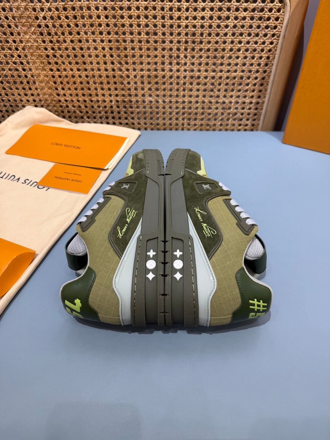 Sneakers Trainer 'Kaki Vert' — vue 18