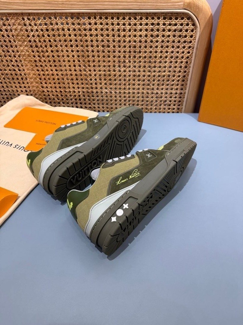 Sneakers Trainer 'Kaki Vert' — vue 21