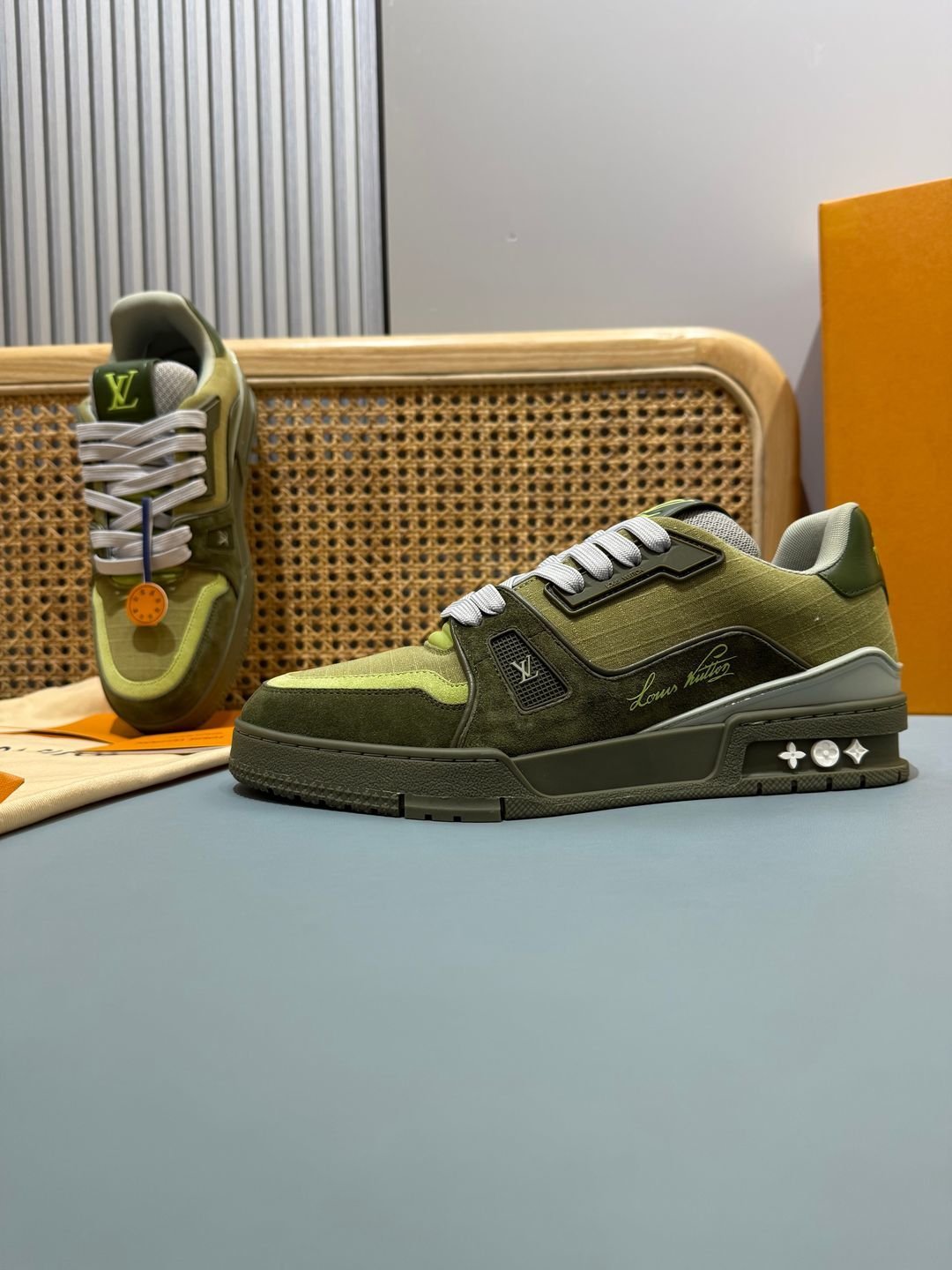 Sneakers Trainer 'Kaki Vert' — vue 23
