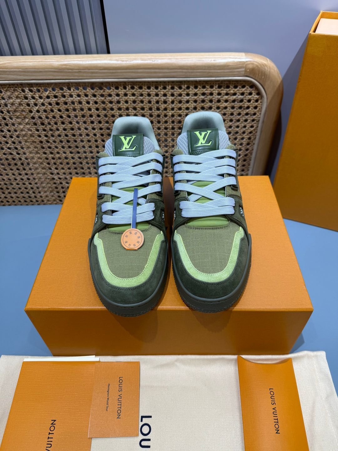 Sneakers Trainer 'Kaki Vert' — vue 28