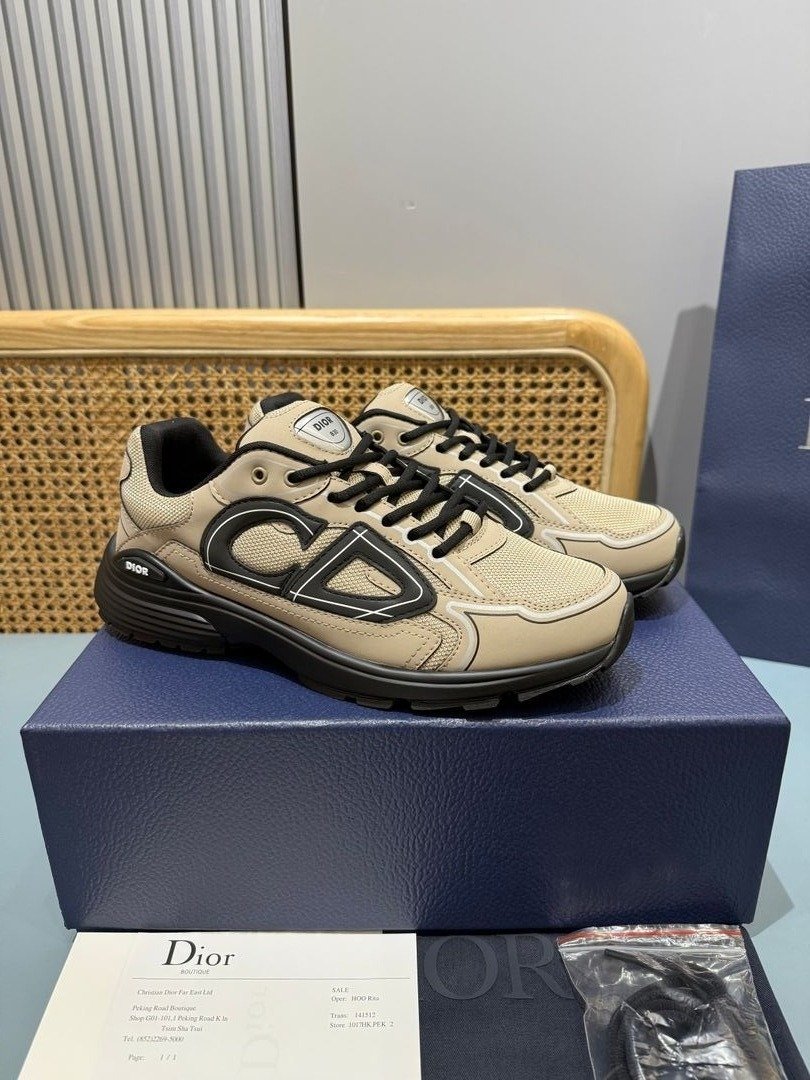 Sneakers B30 'Beige et Noir'