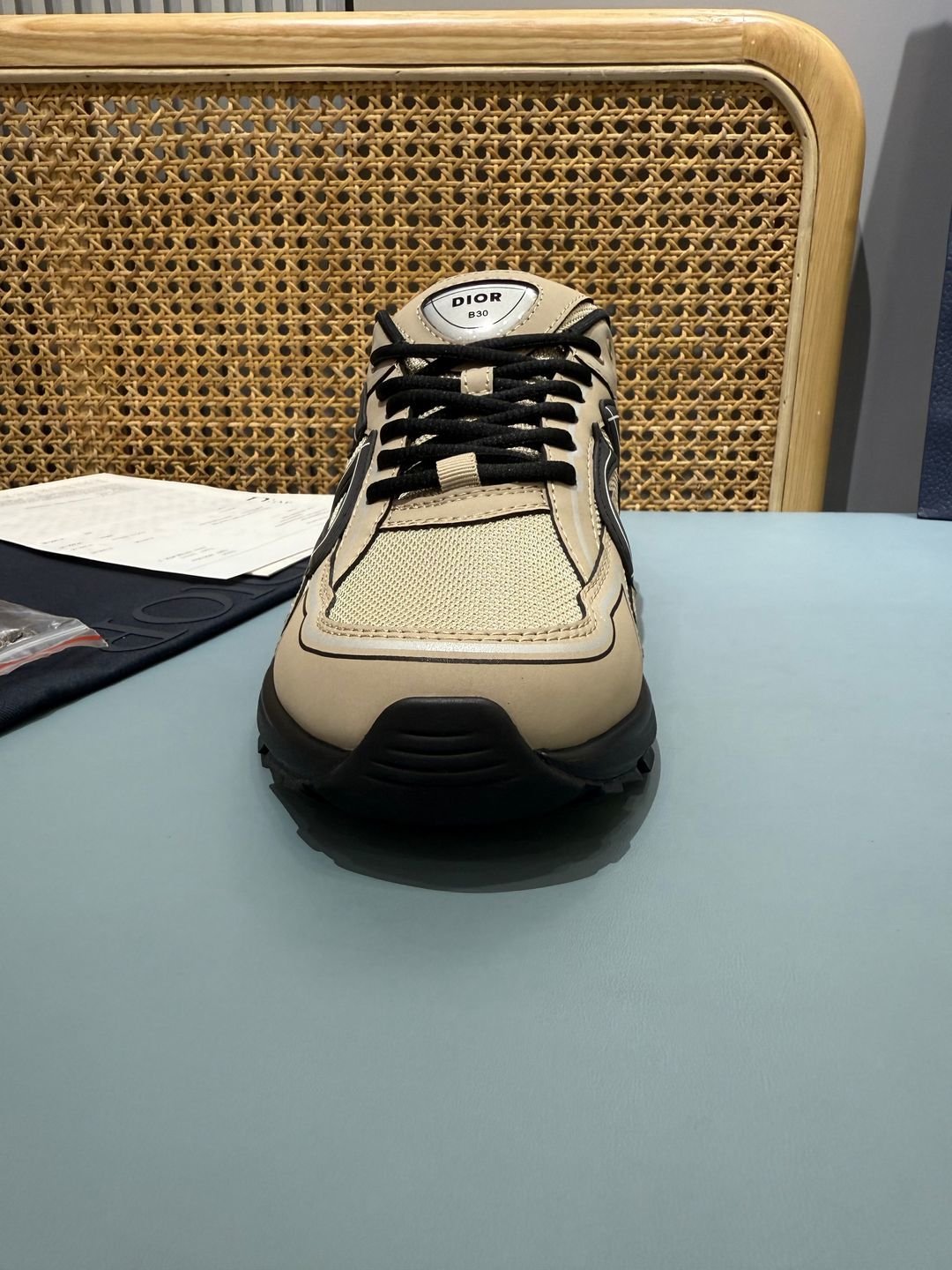 Sneakers B30 'Beige et Noir' — vue 8