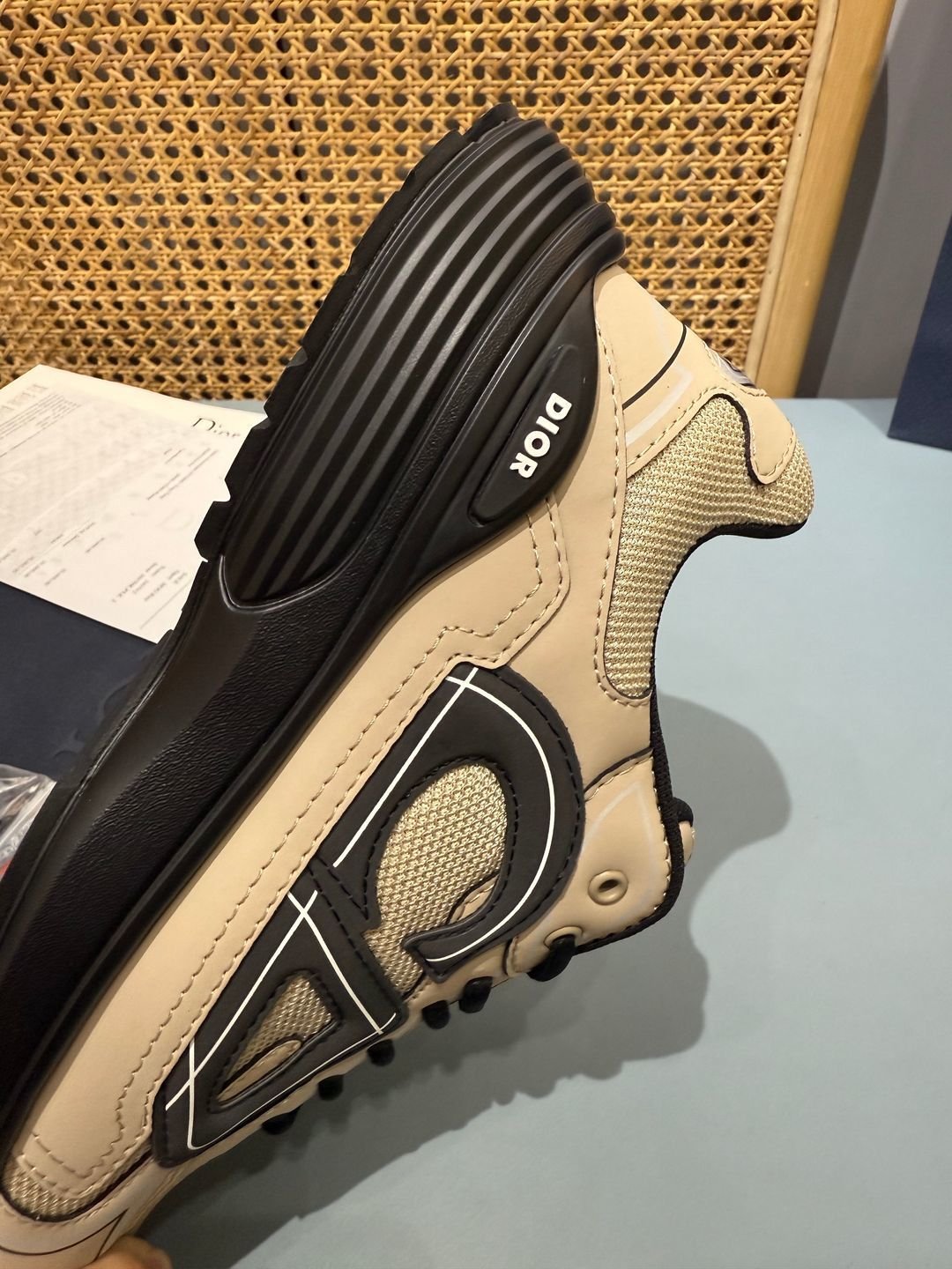 Sneakers B30 'Beige et Noir' — vue 11