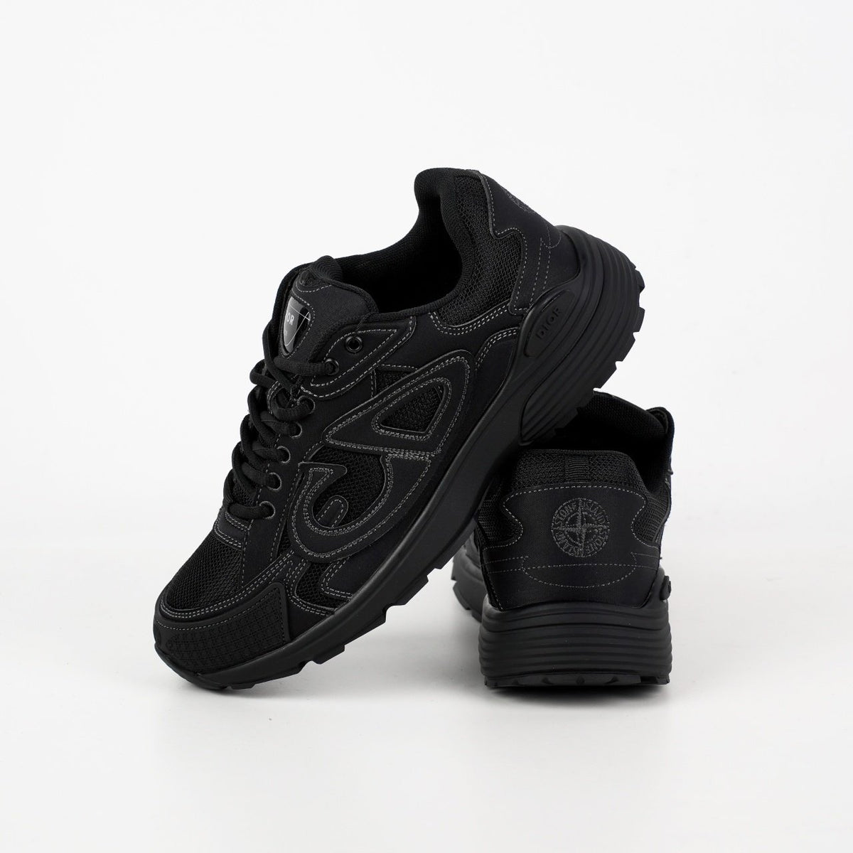Sneakers B30 'Triple Noir' — vue 2
