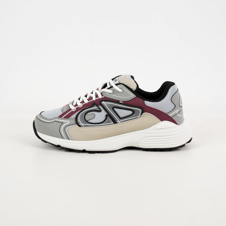 Sneakers B30 'Gris et Bordeaux'
