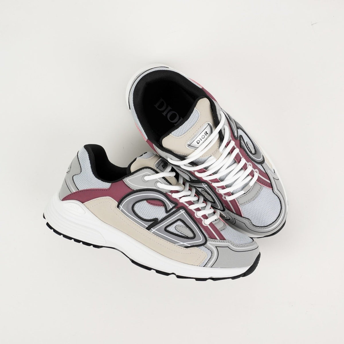 Sneakers B30 'Gris et Bordeaux' — vue 6