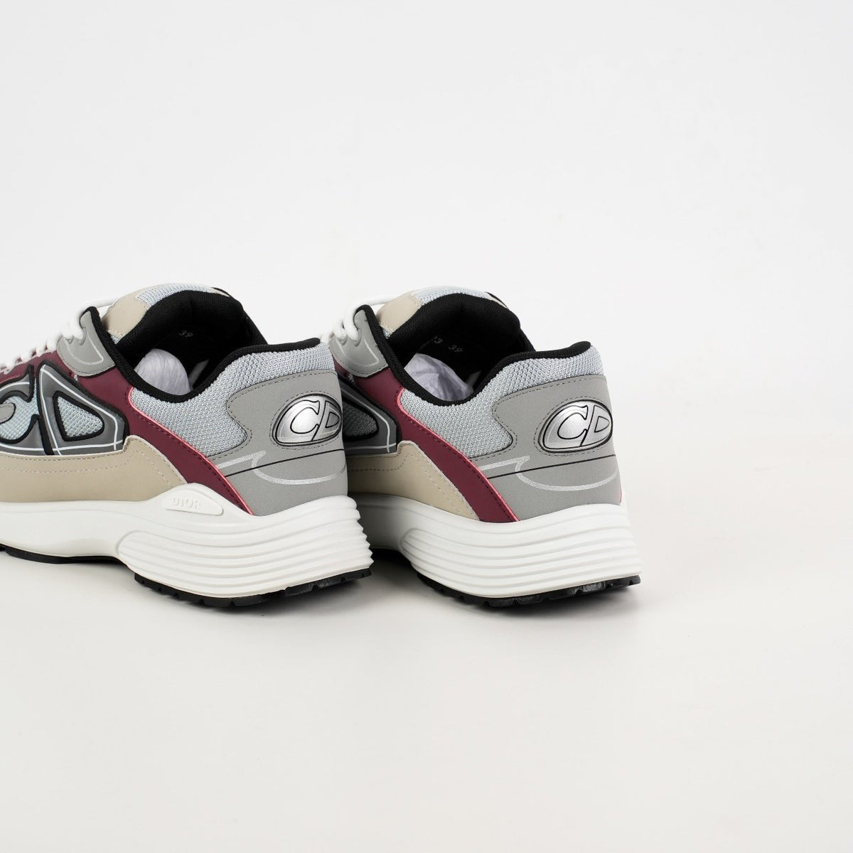 Sneakers B30 'Gris et Bordeaux' — vue 7