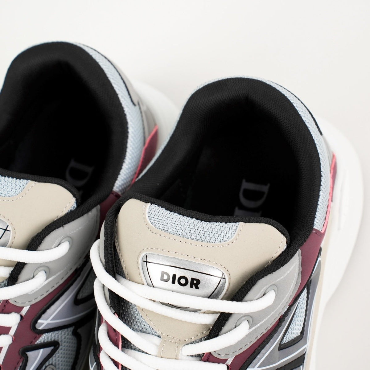 Sneakers B30 'Gris et Bordeaux' — vue 8