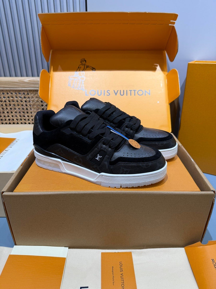 Sneakers Trainer 'Noir Semelle Blanche'