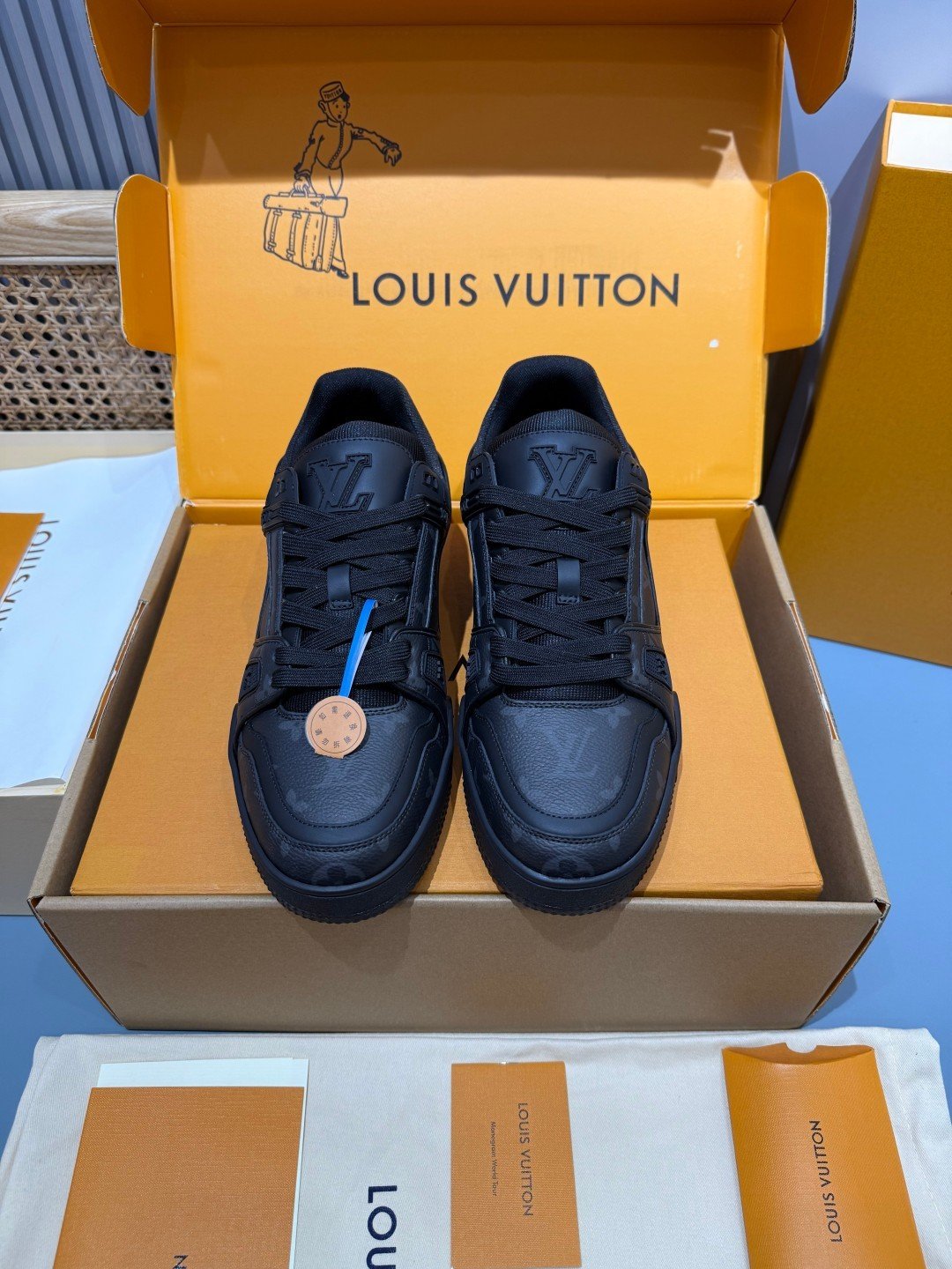 Sneakers Trainer 'Noir Absolu' — vue 5