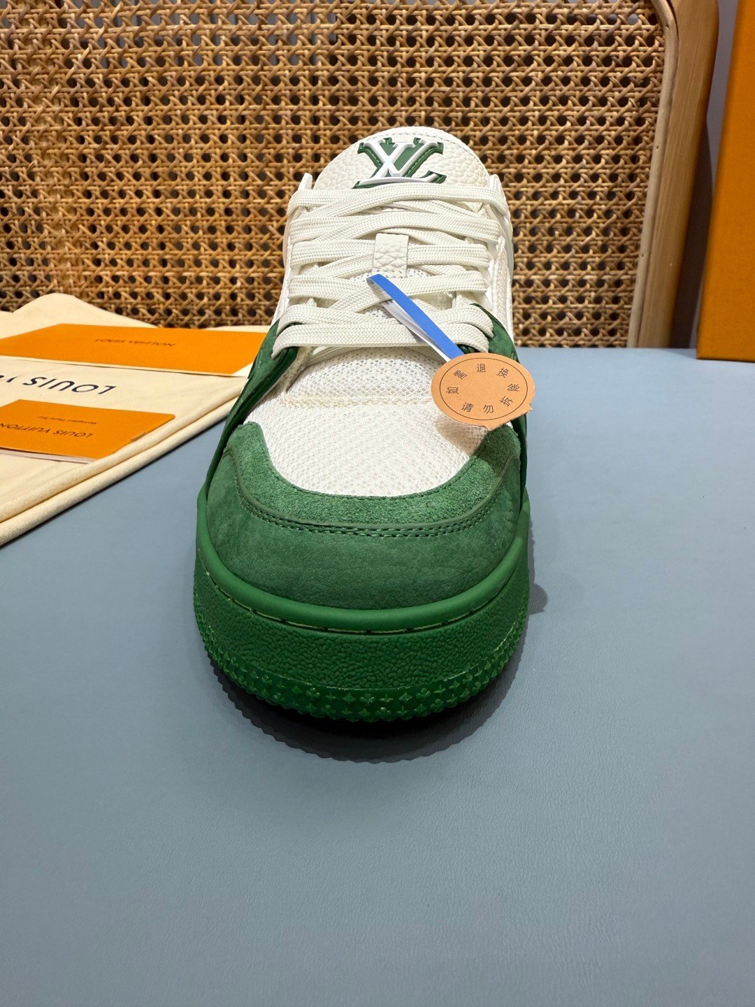 Sneakers Trainer 'Vert Bouteille' — vue 6