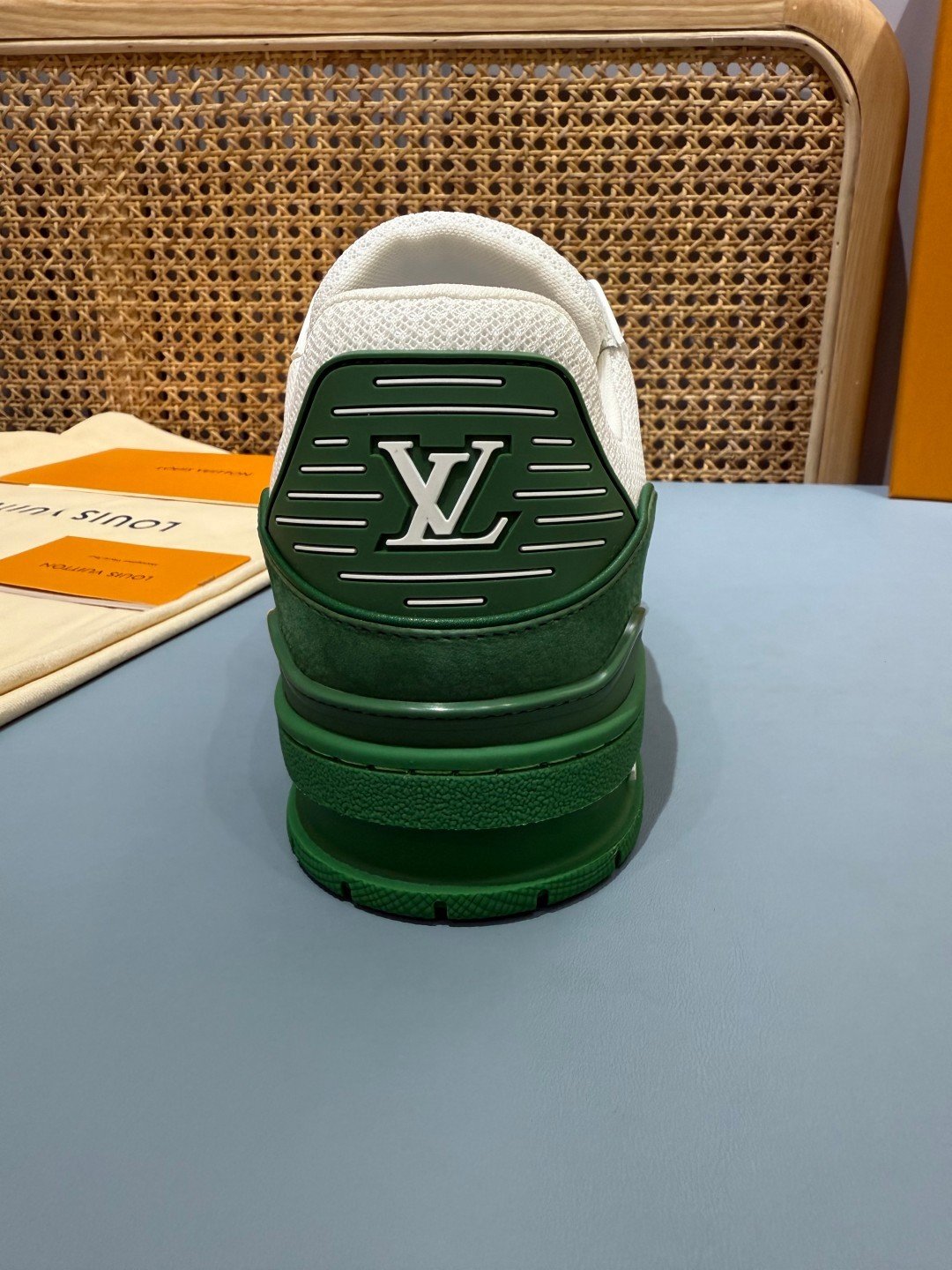 Sneakers Trainer 'Vert Bouteille' — vue 7