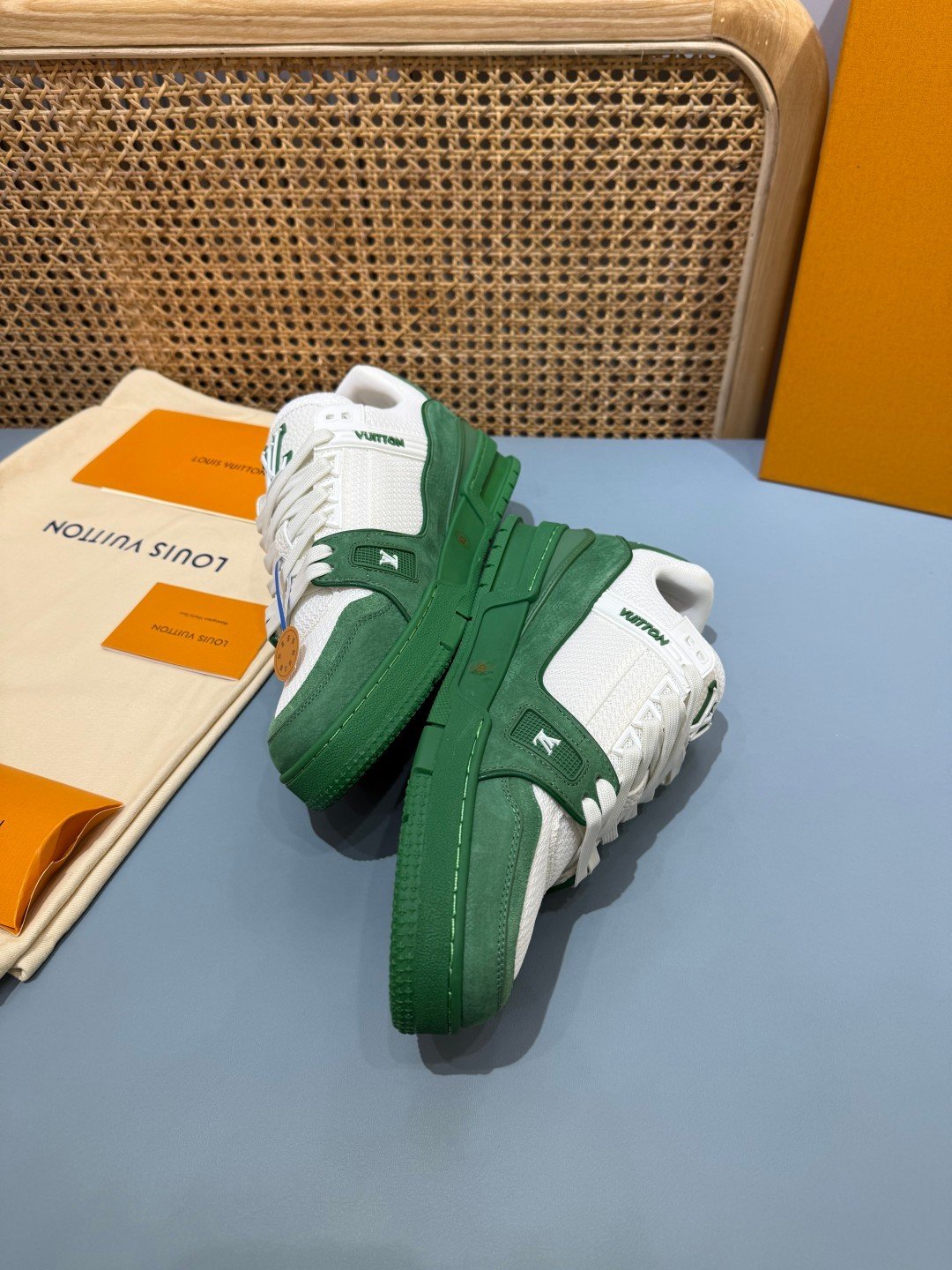 Sneakers Trainer 'Vert Bouteille' — vue 12