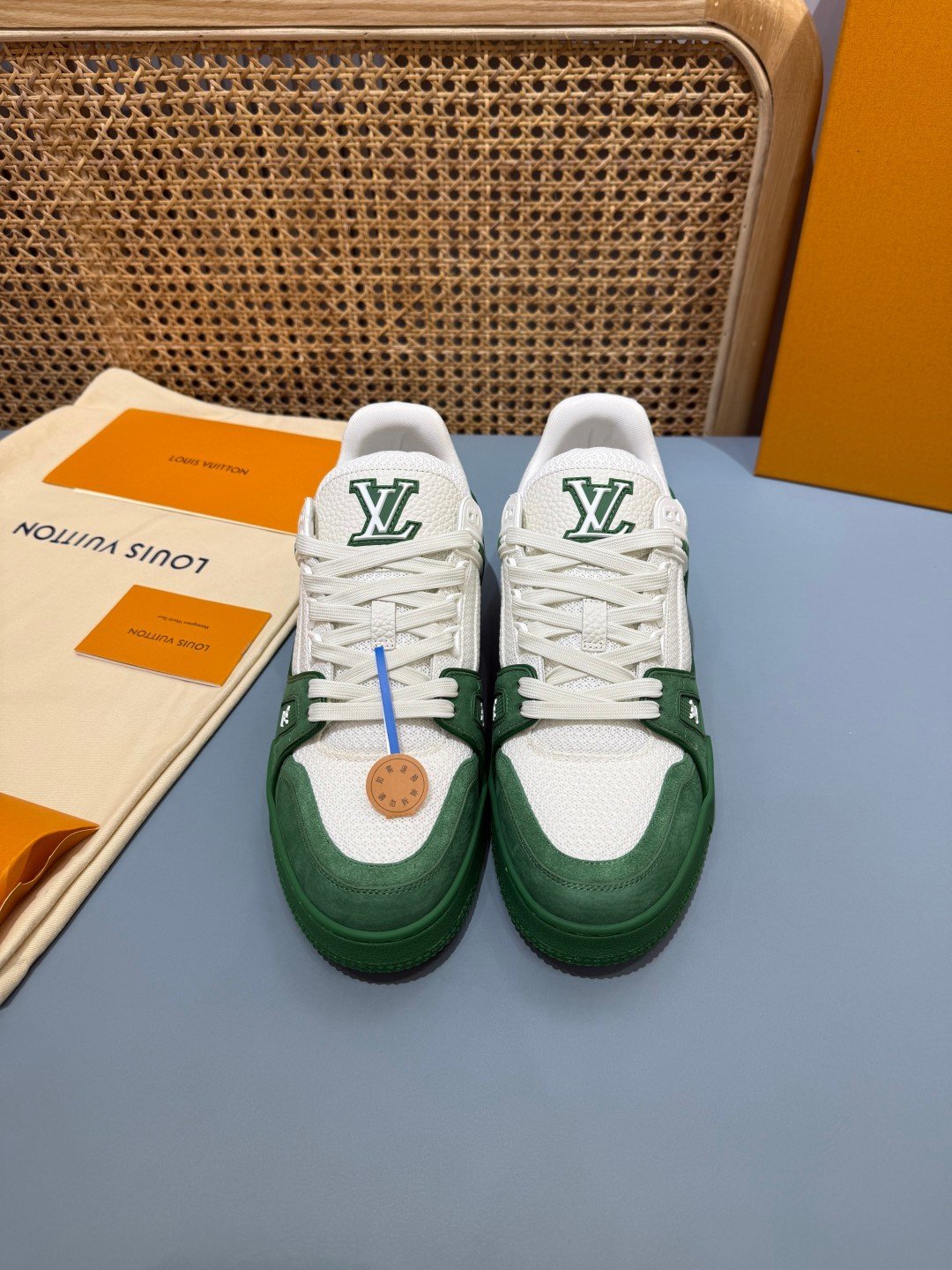 Sneakers Trainer 'Vert Bouteille' — vue 15