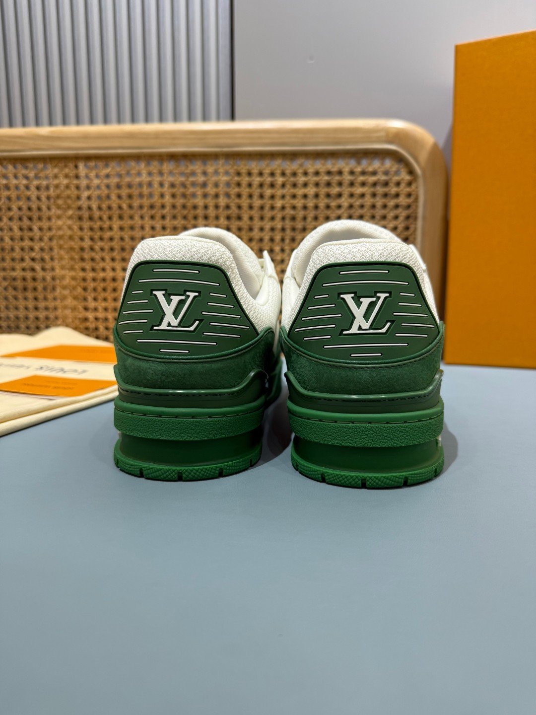 Sneakers Trainer 'Vert Bouteille' — vue 18