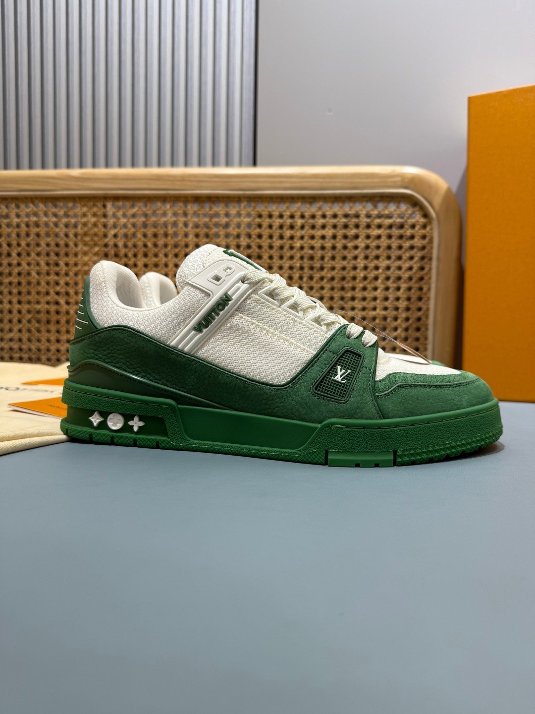 Sneakers Trainer 'Vert Bouteille' — vue 19