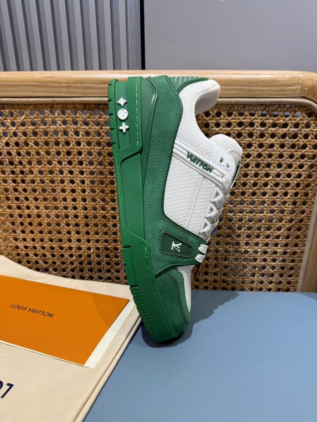 Sneakers Trainer 'Vert Bouteille' — vue 20