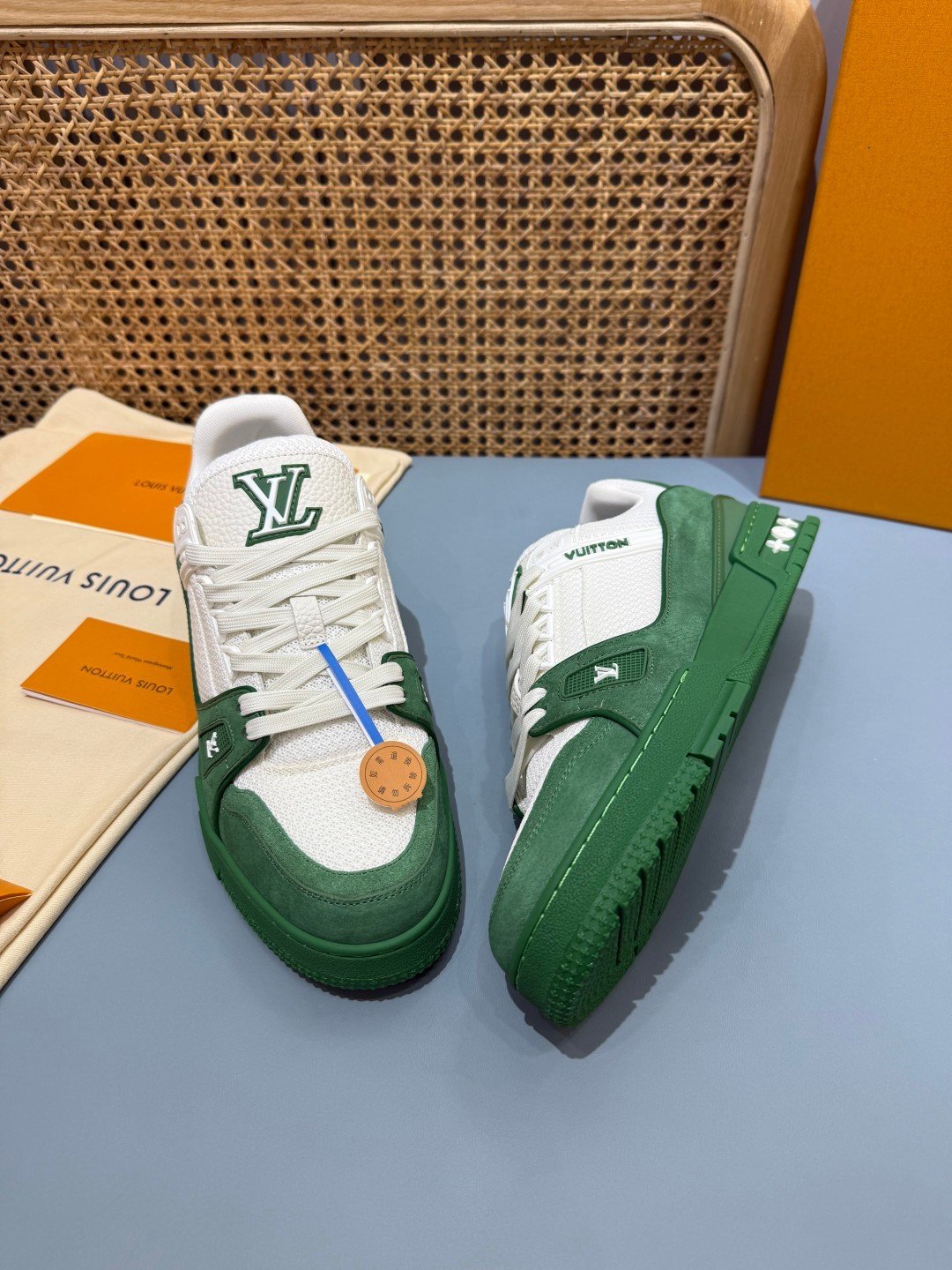 Sneakers Trainer 'Vert Bouteille' — vue 21
