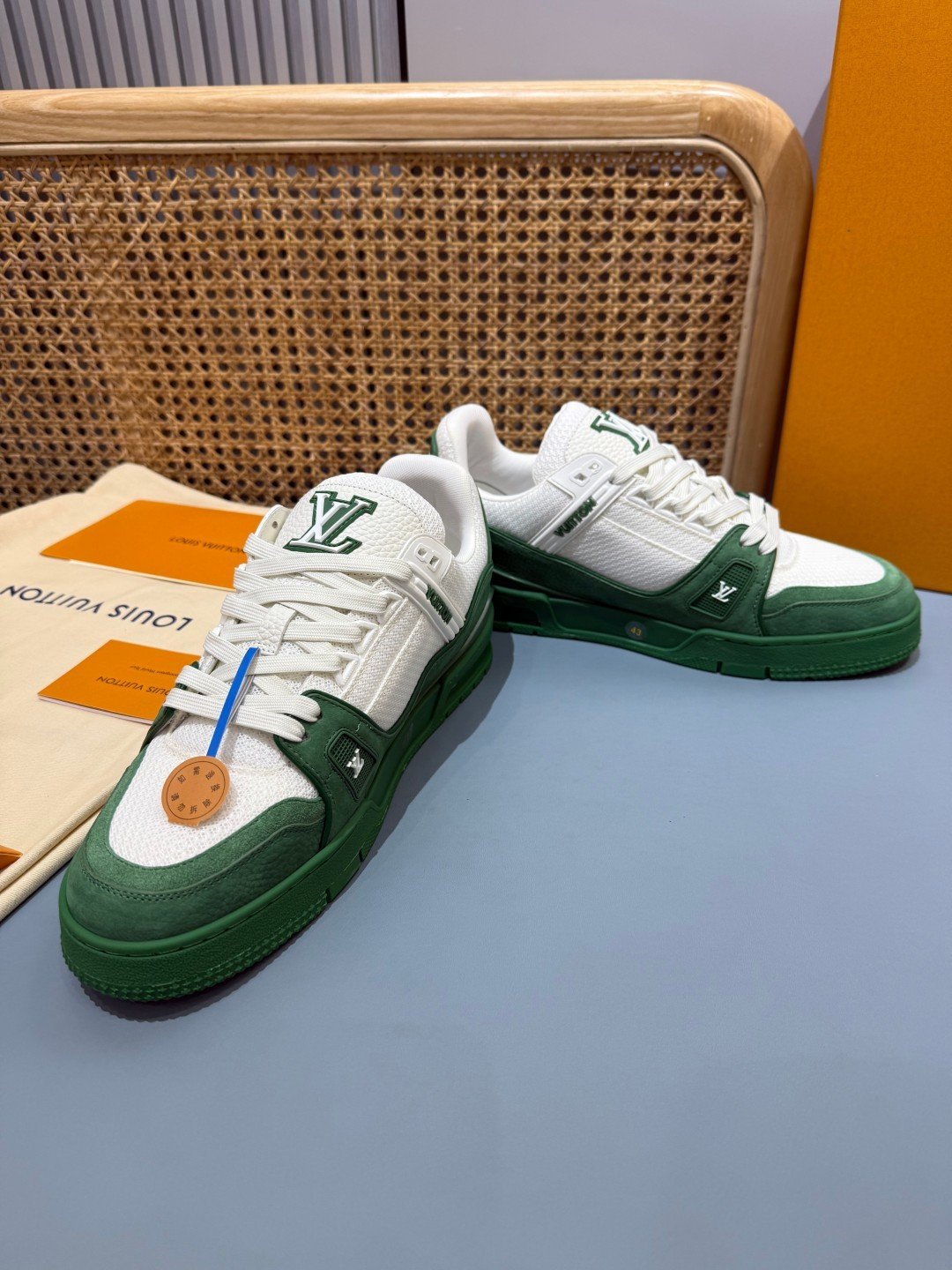 Sneakers Trainer 'Vert Bouteille' — vue 23