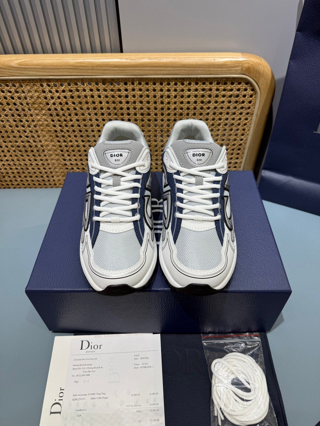 Sneakers B30 'Blanc et Gris' — vue 2