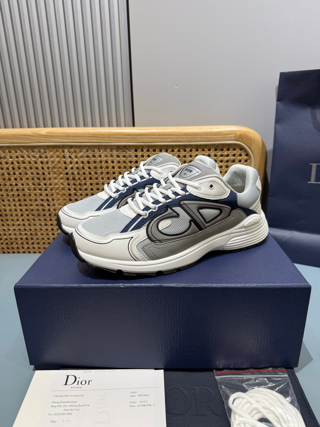 Sneakers B30 'Blanc et Gris' — vue 3