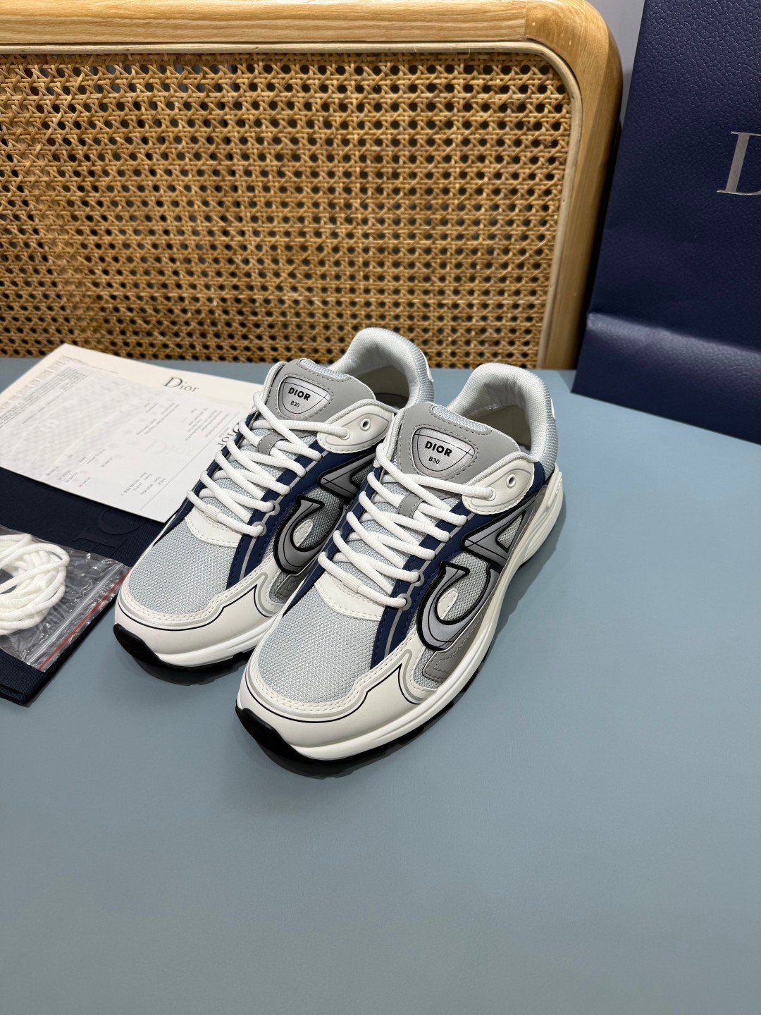 Sneakers B30 'Blanc et Gris' — vue 15