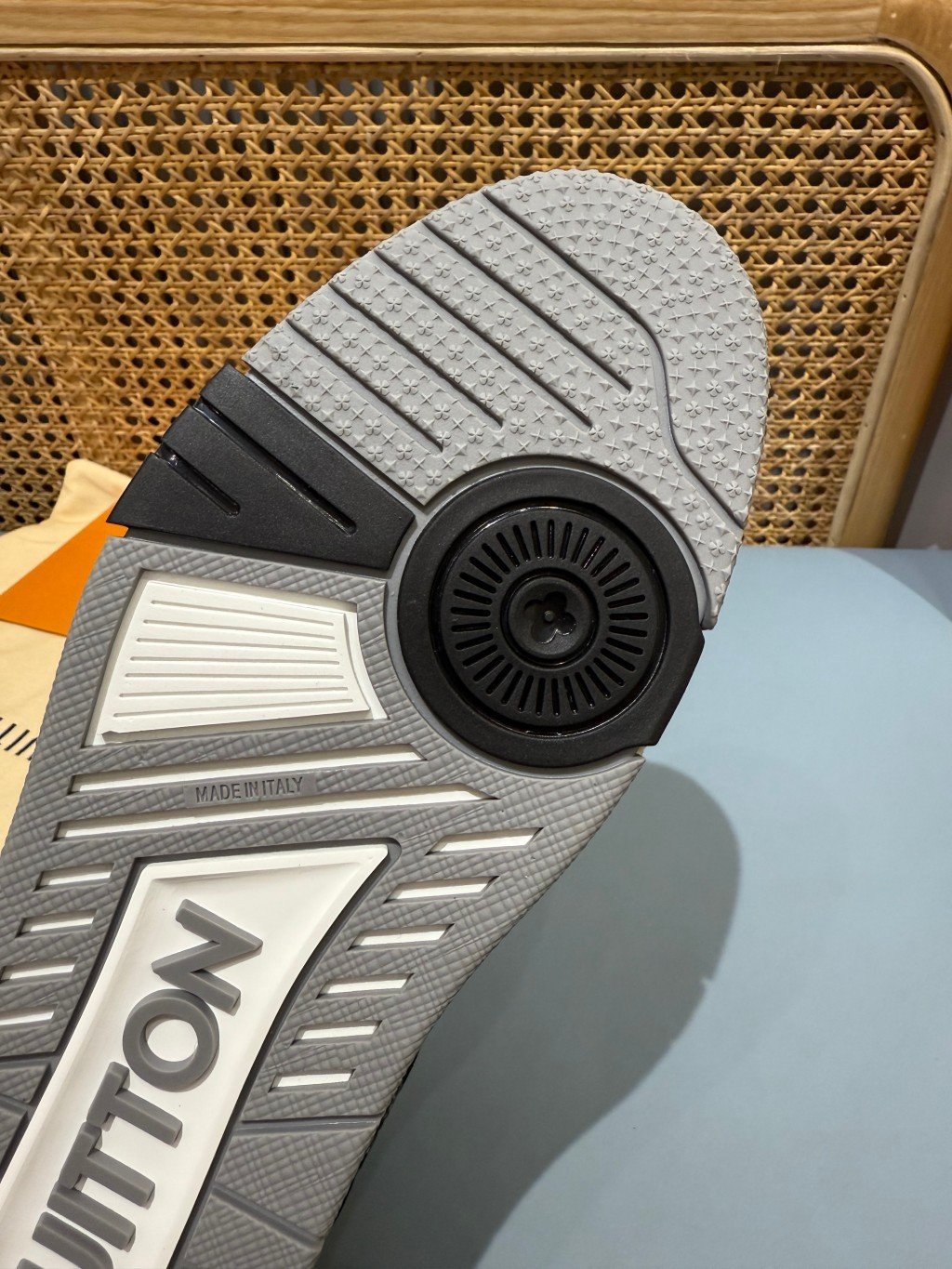 Sneakers Trainer Denim 'Denim Noir Blanc' — vue 6