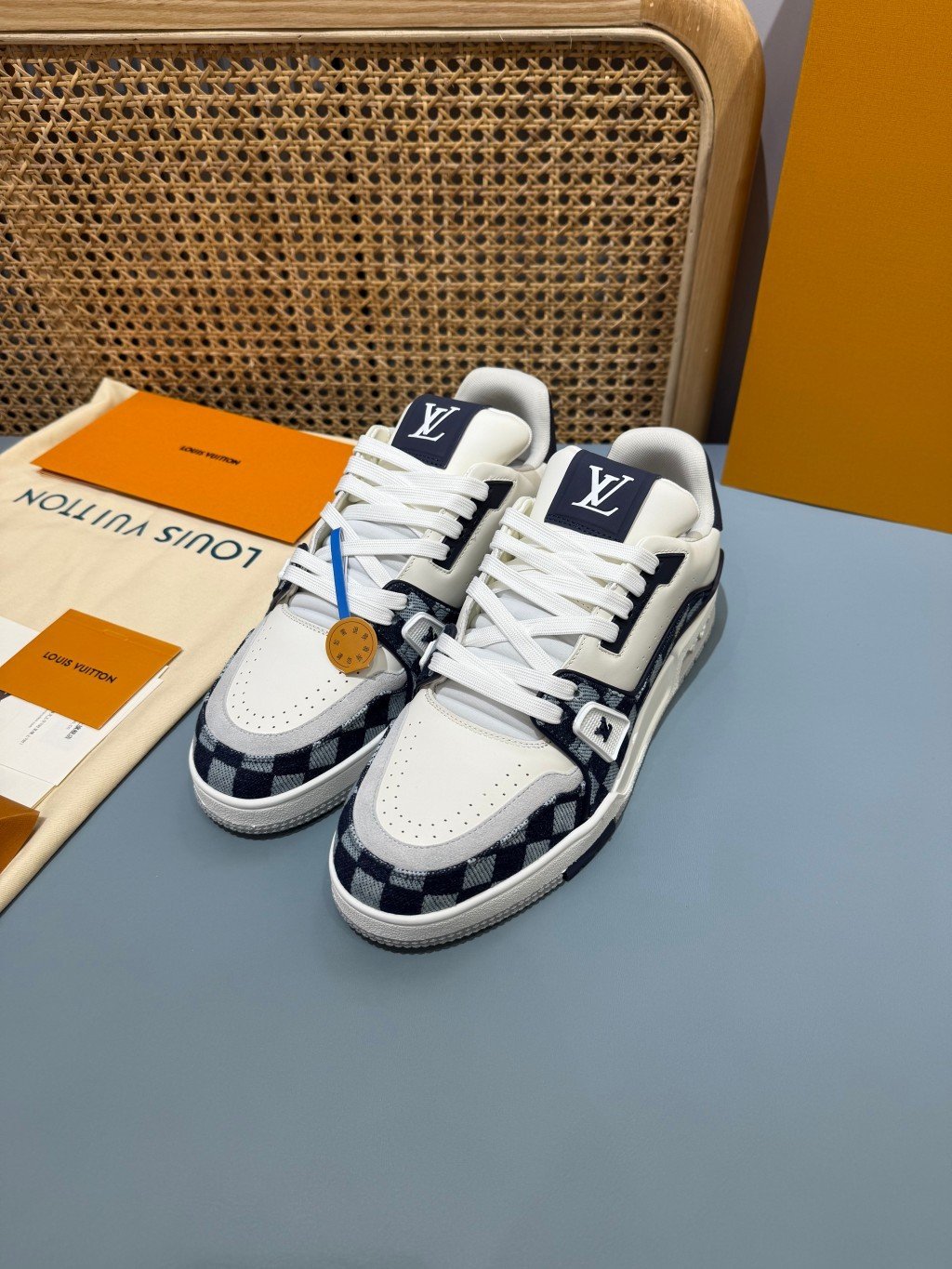 Sneakers Trainer 'Blanc Noir Zébré' — vue 15