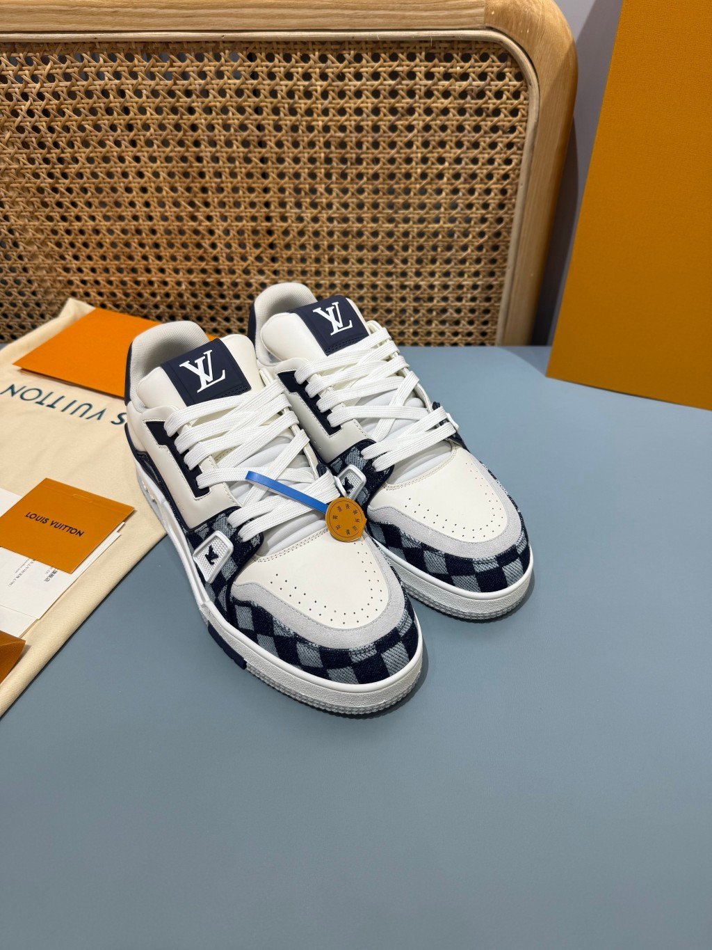 Sneakers Trainer 'Blanc Noir Zébré' — vue 16
