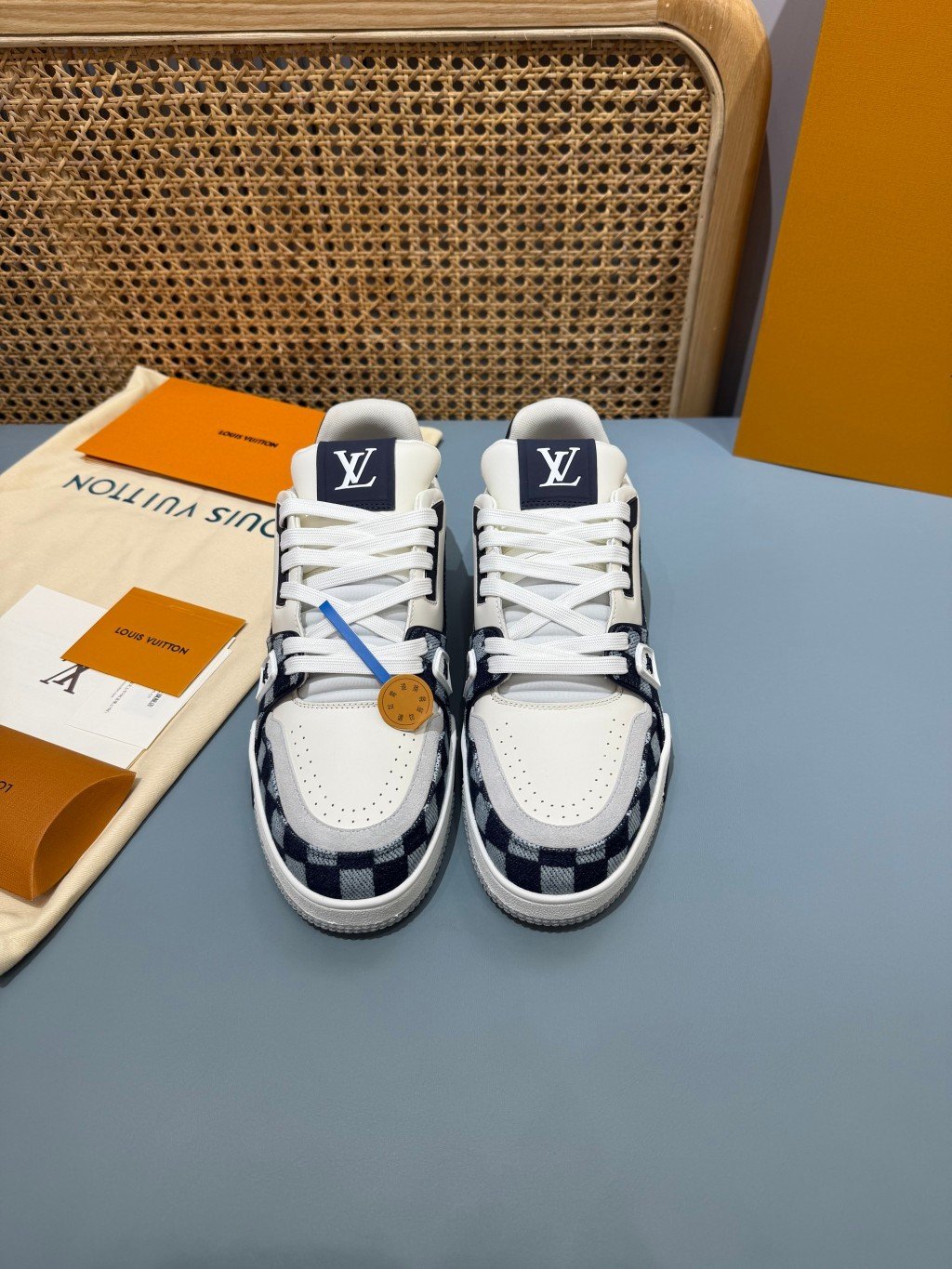 Sneakers Trainer 'Blanc Noir Zébré' — vue 17