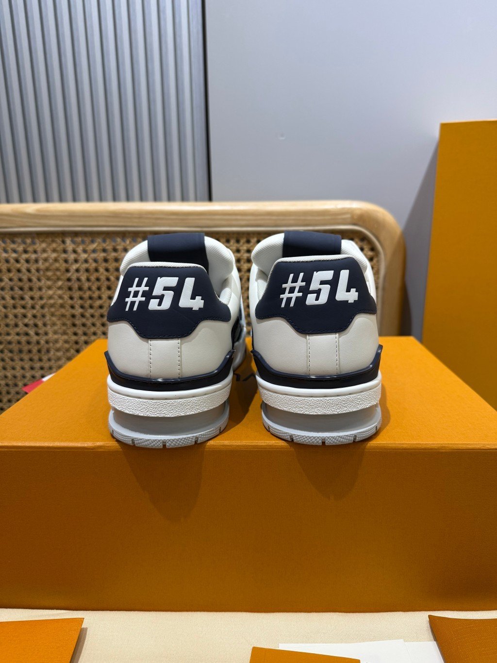 Sneakers Trainer 'Blanc Noir Zébré' — vue 26