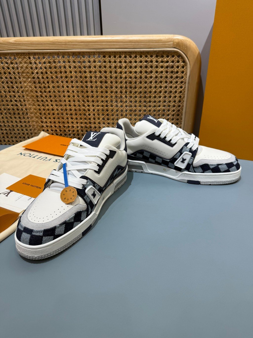 Sneakers Trainer 'Blanc Noir Zébré' — vue 33