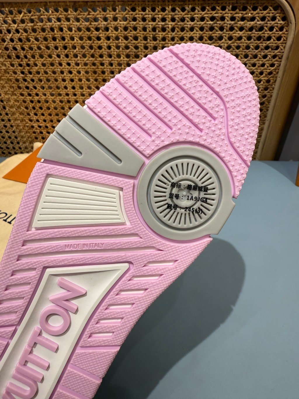 Sneakers Trainer 'Blanc Rose Pastel' — vue 6