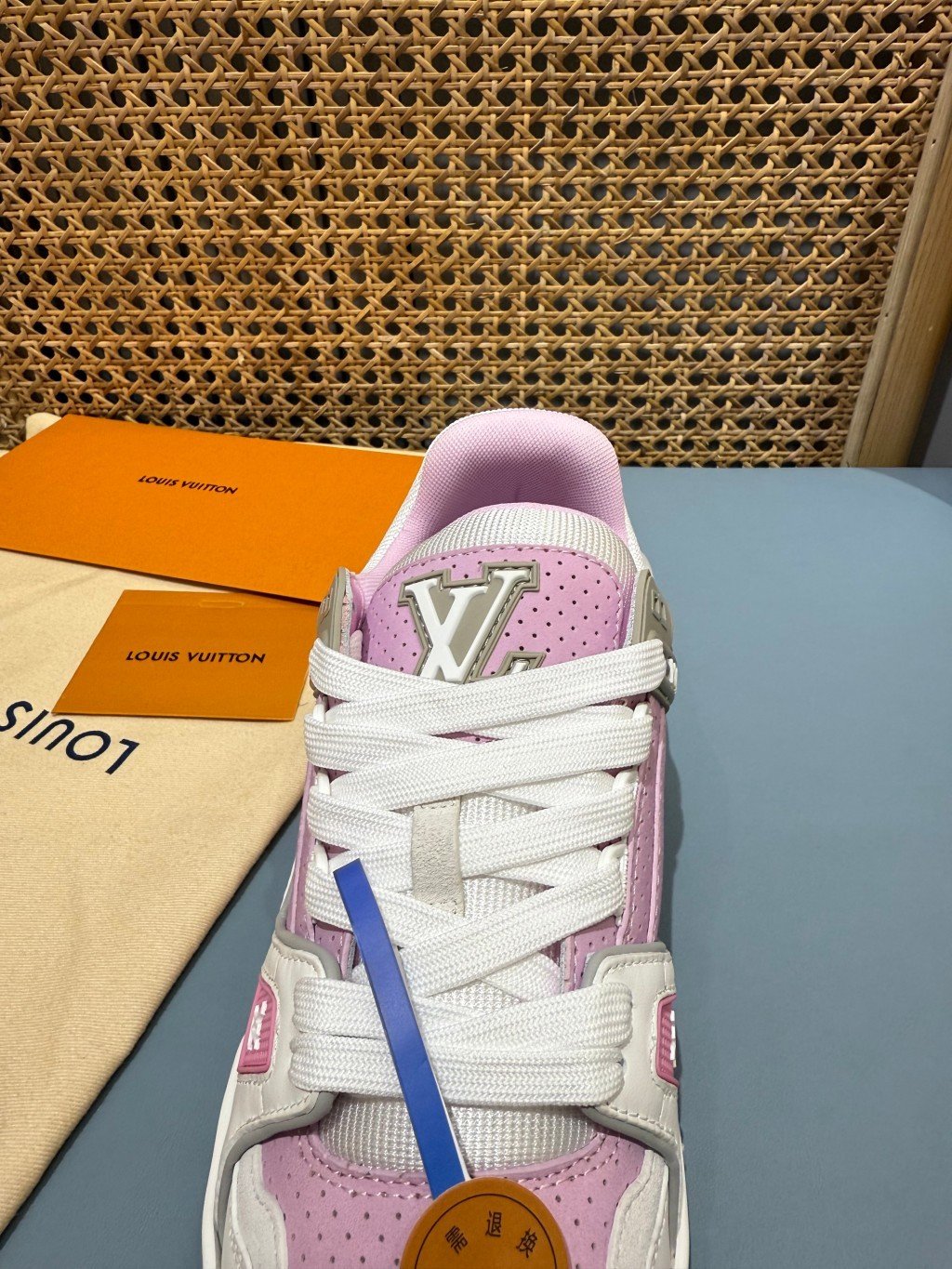 Sneakers Trainer 'Blanc Rose Pastel' — vue 7