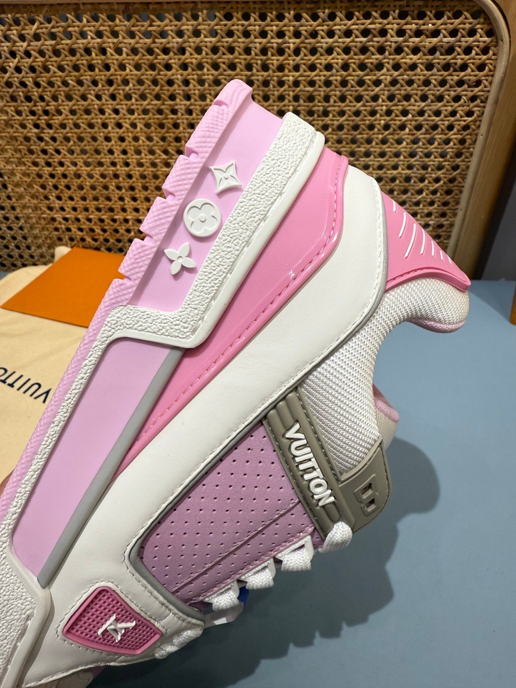 Sneakers Trainer 'Blanc Rose Pastel' — vue 11