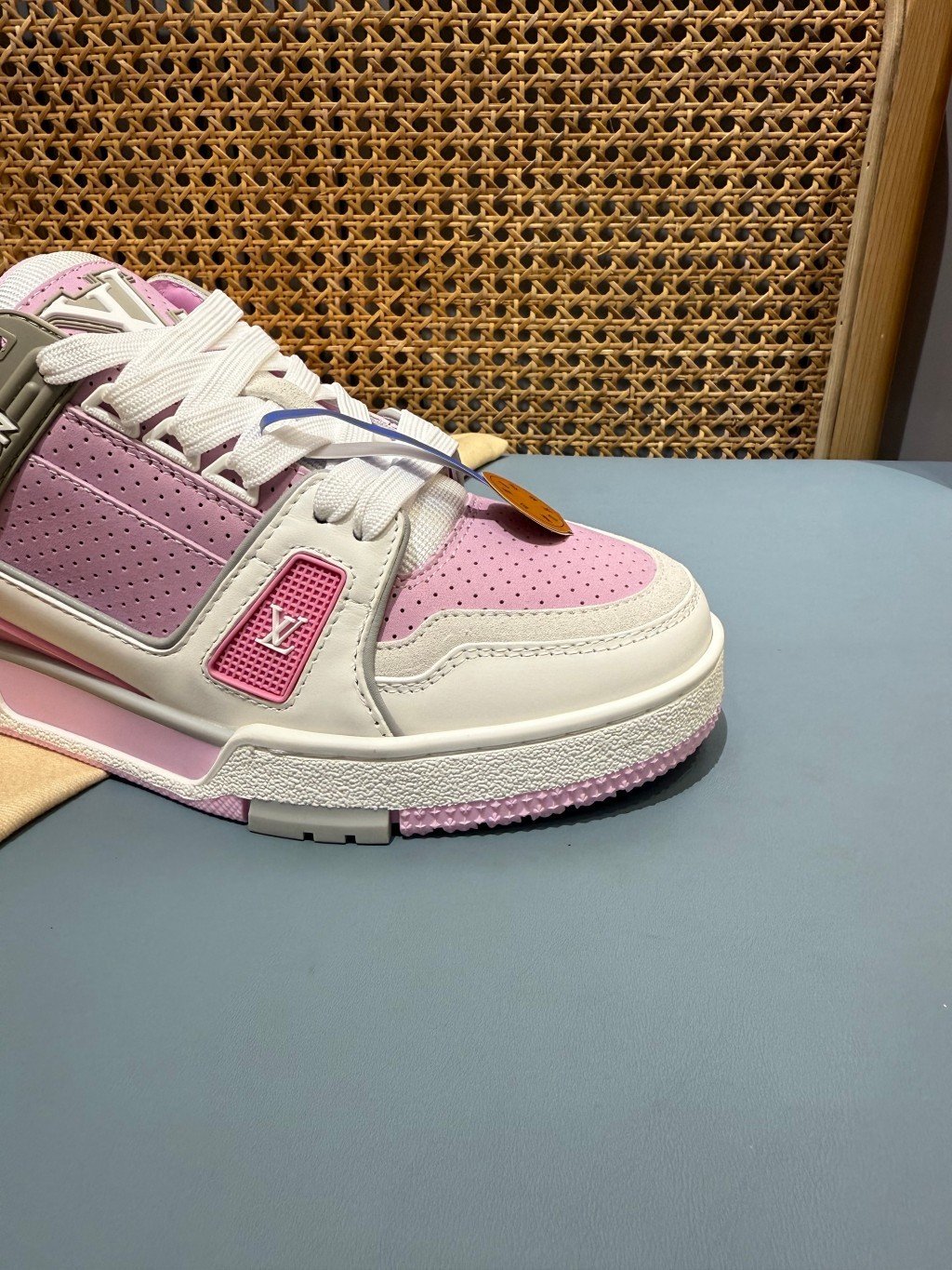 Sneakers Trainer 'Blanc Rose Pastel' — vue 12