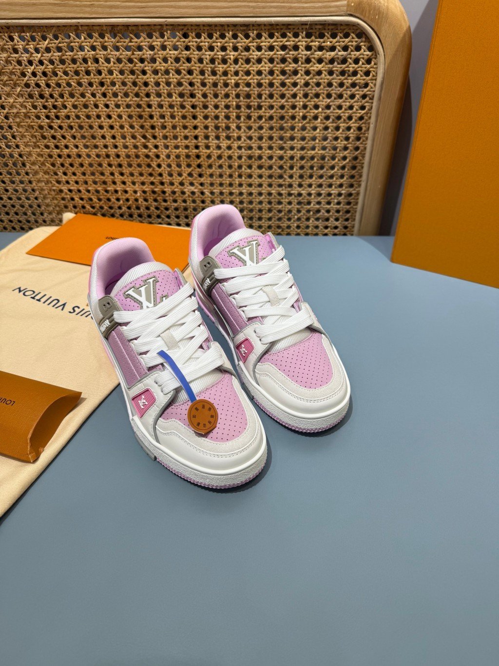 Sneakers Trainer 'Blanc Rose Pastel' — vue 16