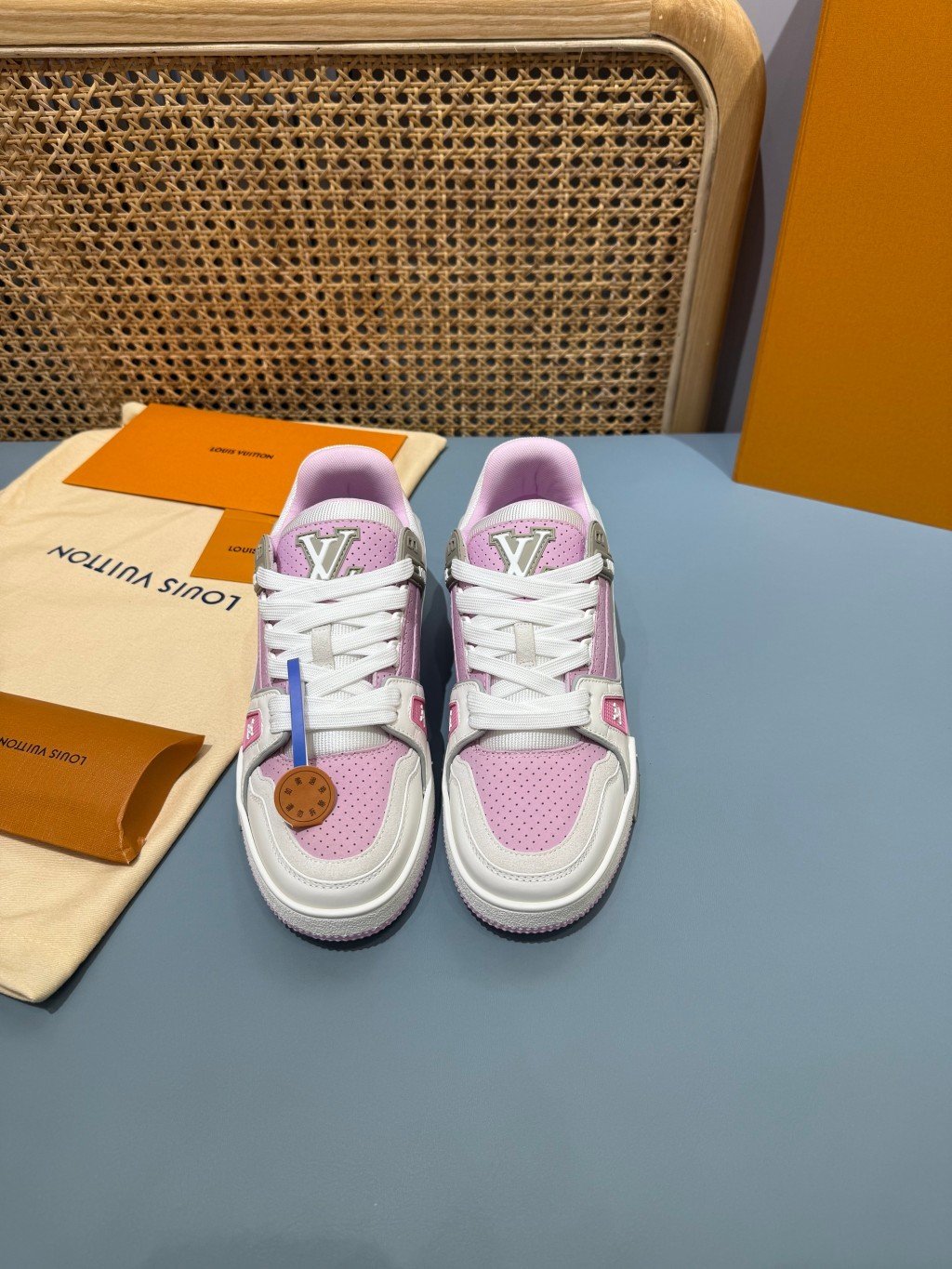 Sneakers Trainer 'Blanc Rose Pastel' — vue 17