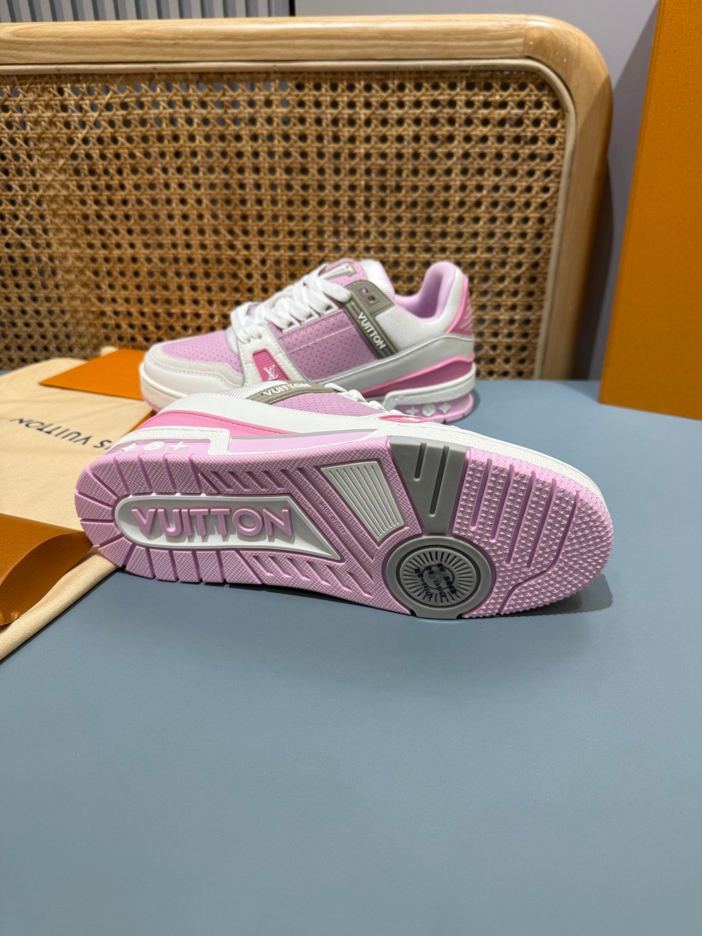 Sneakers Trainer 'Blanc Rose Pastel' — vue 18