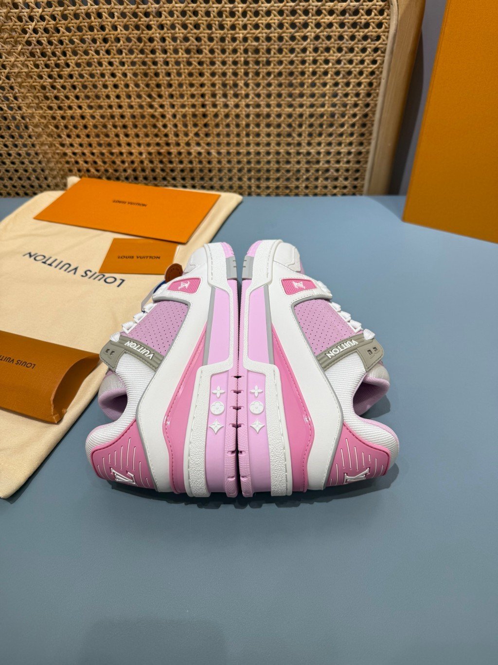 Sneakers Trainer 'Blanc Rose Pastel' — vue 19