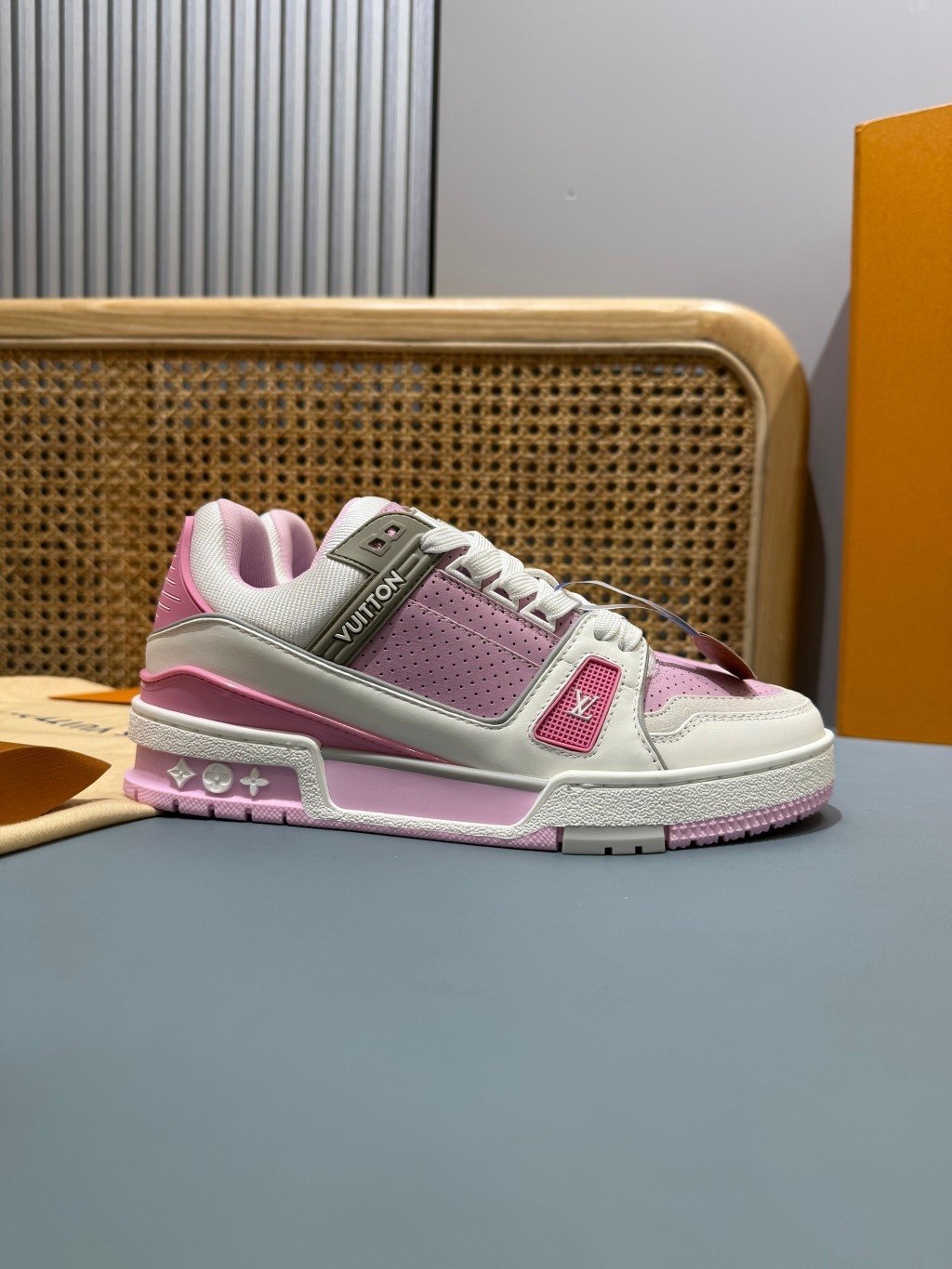 Sneakers Trainer 'Blanc Rose Pastel' — vue 21