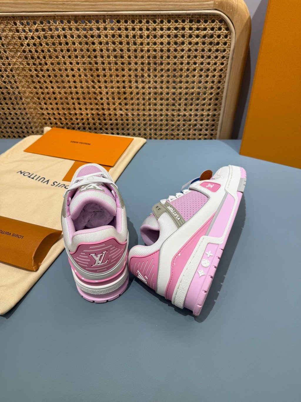 Sneakers Trainer 'Blanc Rose Pastel' — vue 22