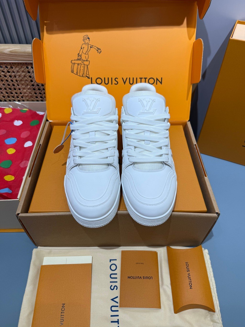 Sneakers Trainer 'Blanc Perle' — vue 5