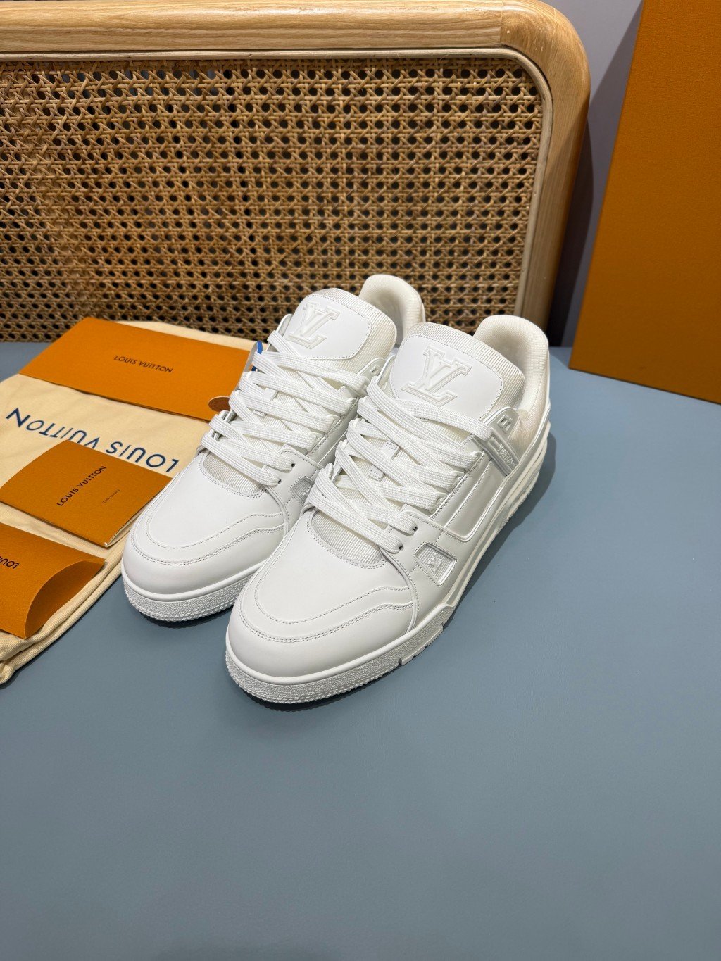 Sneakers Trainer 'Blanc Perle' — vue 16