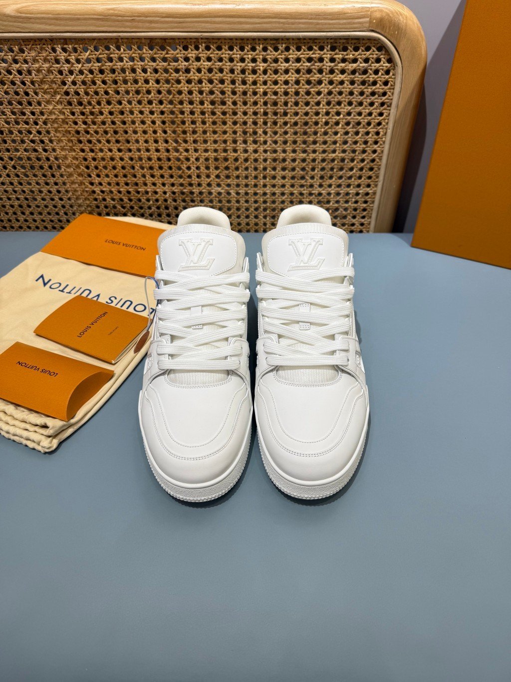 Sneakers Trainer 'Blanc Perle' — vue 18