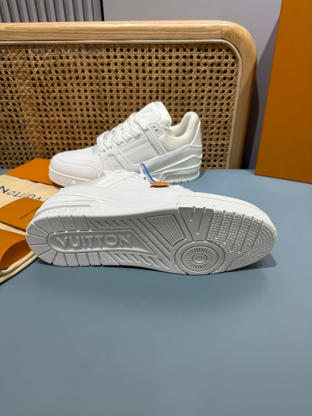 Sneakers Trainer 'Blanc Perle' — vue 19