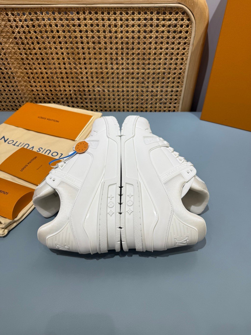 Sneakers Trainer 'Blanc Perle' — vue 20